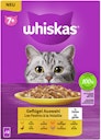 Whiskas 7+ Geflügel Auswahl in Gelee Multipack 12 x 85 Gramm Katzennassfutter