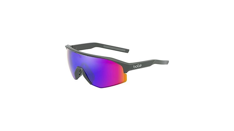 Bollé Sportbrille Lightshifter XL titanium matte, Scheibe Volt Ultraviolet