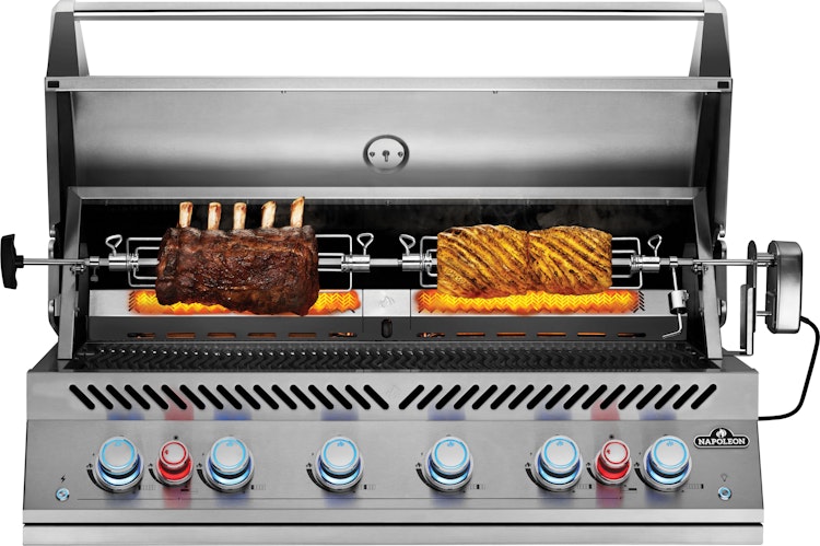 NAPOLEON Einbau-Gasgrill 700-Series 44", Edelstahl inkl. Drehspieß - Restposten