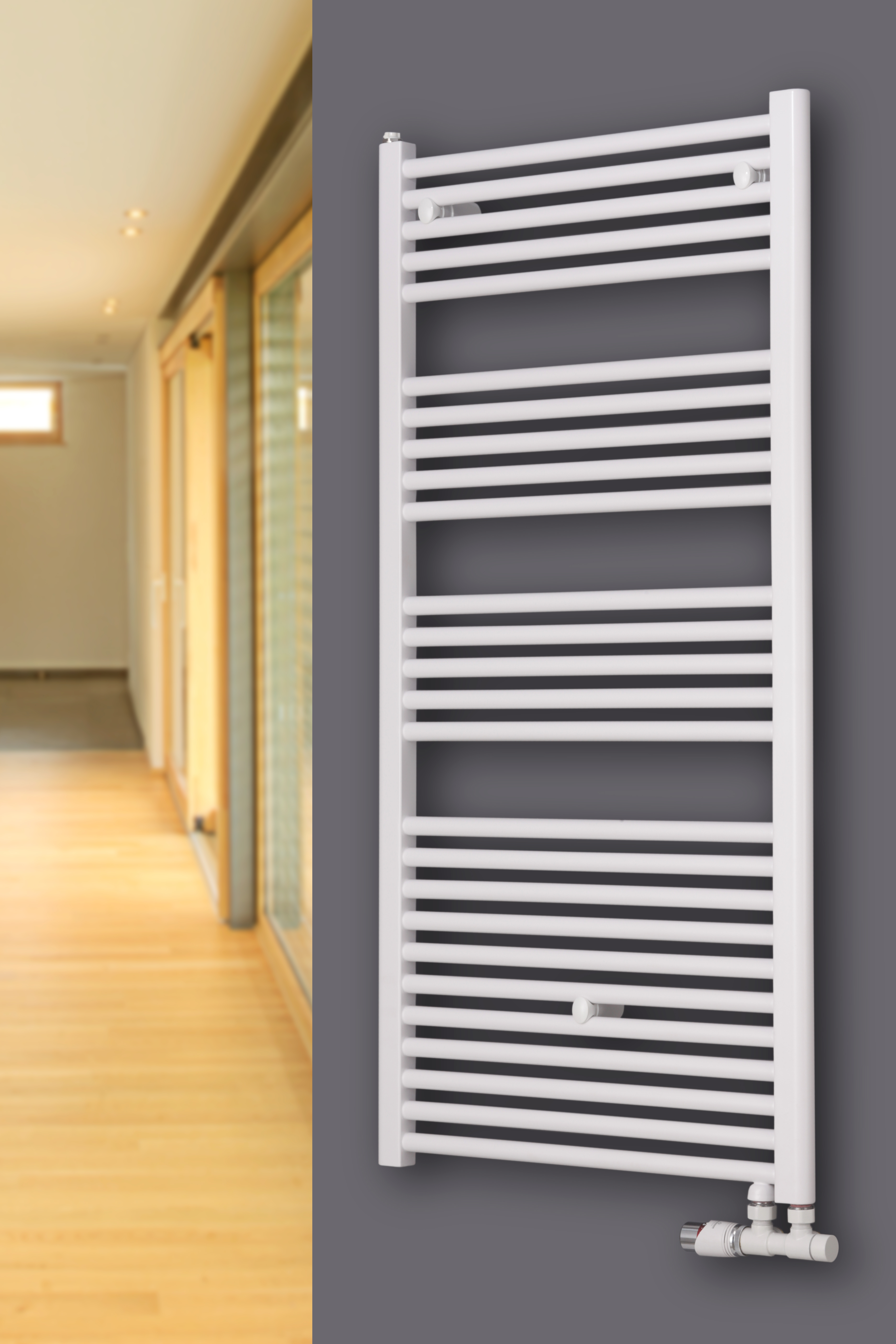 Thumbnail - Ximax Badheizkörper HEKTOR-MAV H: 1838 mm B: 600 mm T: 30 mm weiss RAL 9016