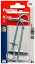 Vorschaubild FISCHER Kippdübel KDH 3 mit Haken 45475
