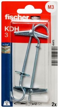 FISCHER Kippdübel KDH 3 mit Haken 45475