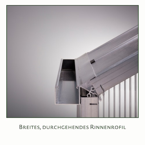 KGT Gewächshaus Rose Typ IV