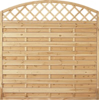 T&J MAXI BOGEN RANK Lamellenzaun 180 x 180/160 cm