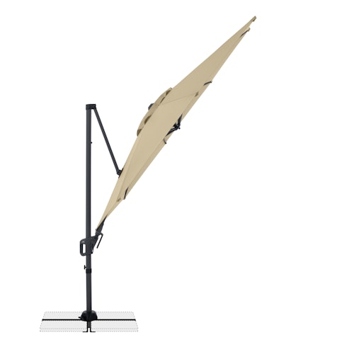 doppler Pendelschirm LIFE 310 Side, Aluminium Anthrazit / 100 % Polyester 180 g/m² 