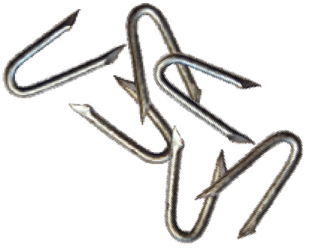 T&J Krampen für Haselnusszaun