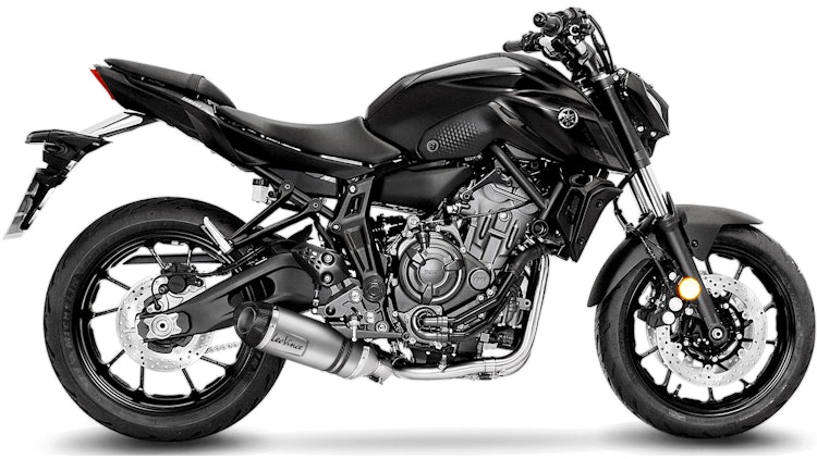 LeoVince Komplettanlage Edelstahl SBK LV ONE EVO für YAMAHA MT-07 / XSR 700/XTribute / YZF-R 7 mit Katalysator