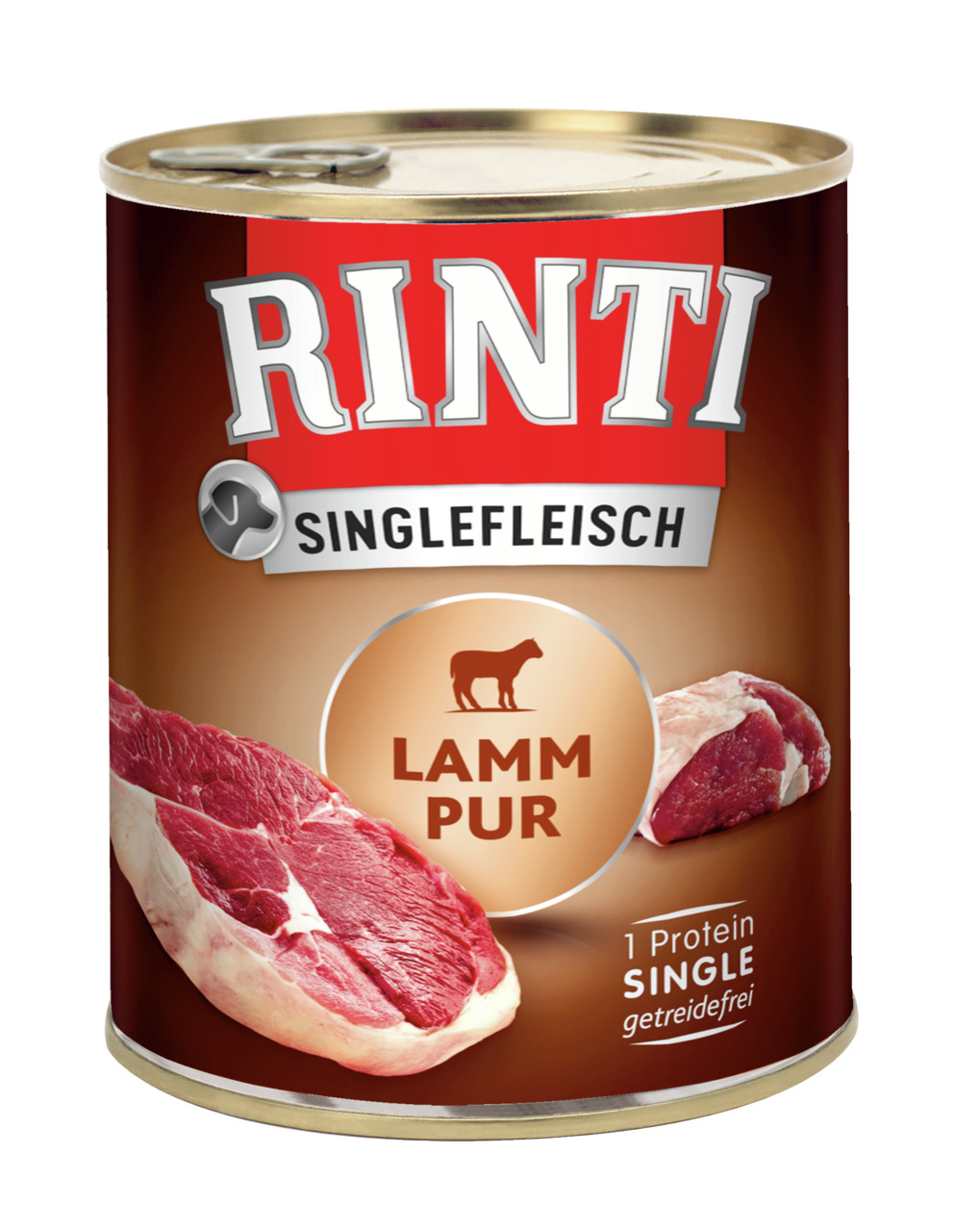 RINTI Singlefleisch 800g Dose Hundenassfutter