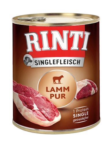 RINTI Singlefleisch 800g Dose Hundenassfutter