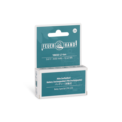 Feuerhand Akku für Baby Special 276 LED (2er Set, aufladbar)