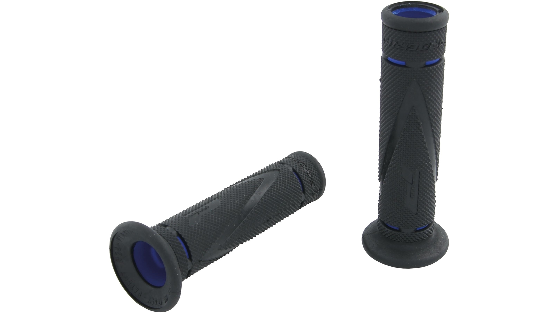 Progrip Griffgummi 838 Blau / Schwarz Offen Paar Ø22/25mm Länge 122mm
