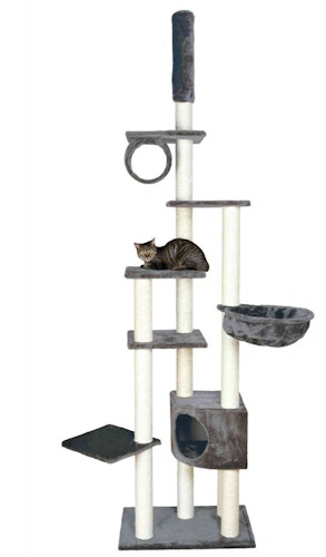 TRIXIE Kratzbaum Madrid deckenhoch 245-270cm platingrau