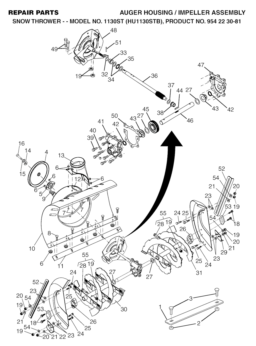 Explosionszeichnung Ersatzteile