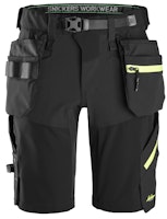 Snickers FlexiWork, Softshell-Stretchshorts+ mit Holstertaschen