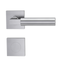 Vorschaubild Griffwerk METRICO PROFESSIONAL Schraubtechnik GK4 -Edelstahl matt  Rosettengarnitur eckig -Schraubt. -BL