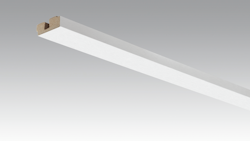 MEISTER Vierkant-Deckenabschlussleiste 2380 x 15 x 40 mm 20096 Polar white