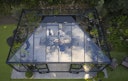 Juliana Gewächshaus Grand Oase anthrazit - 3 mm Sicherheitsglas - 25,6 m²
