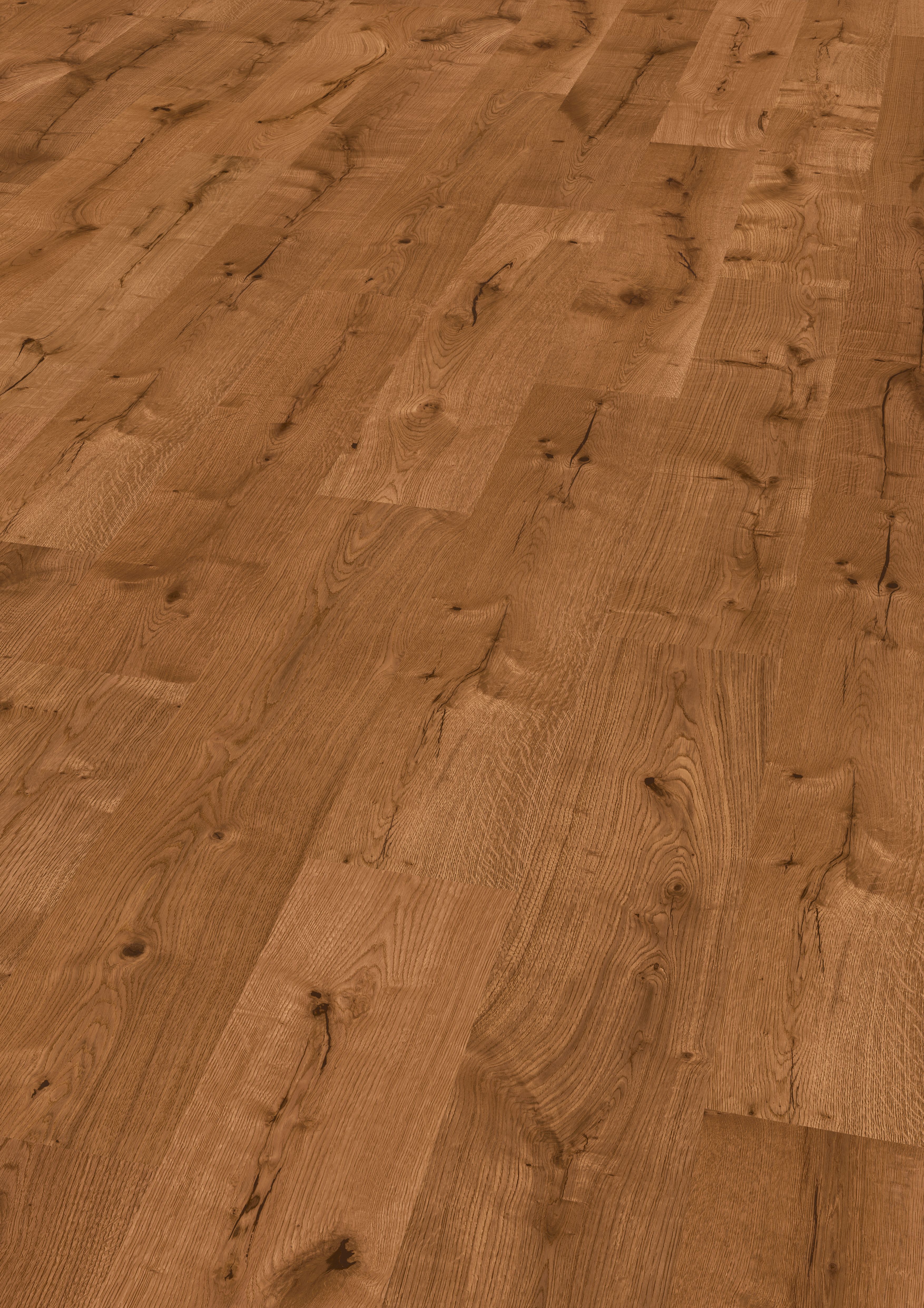 Handmuster KWG Samoa Jubiläumseiche toffee Designboden HotCoating Designboden 123,5x20 cm