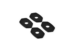 HIGHSIDER smart Montageplatten Indy Spacer Schwarz