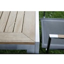 Diamond Garden Tisch SIENA 180x90 cm, Edelstahl / Premium Teak - Auslaufartikel