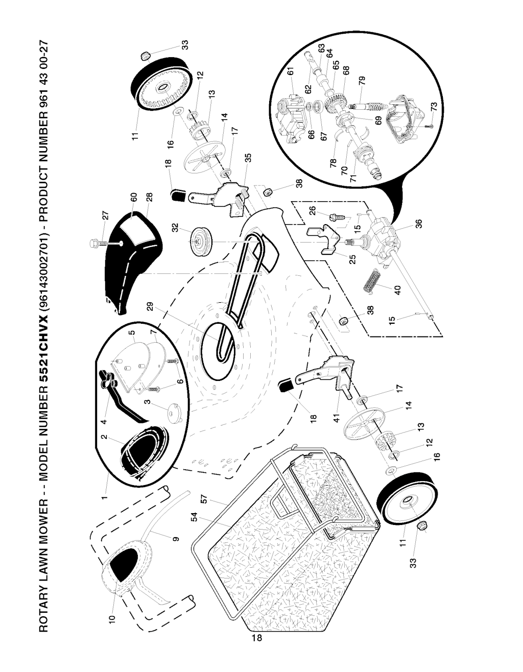 Explosionszeichnung Ersatzteile