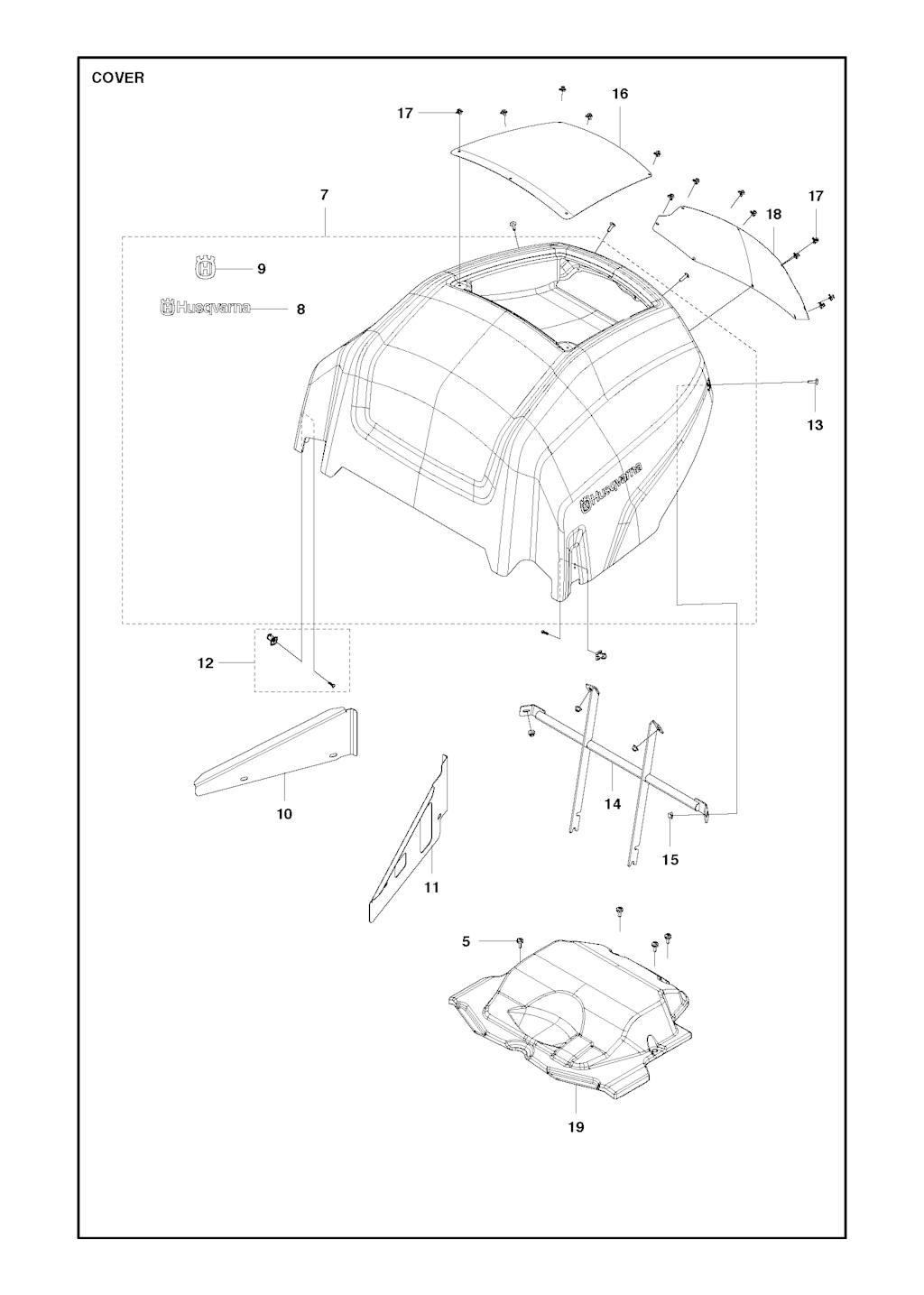 Explosionszeichnung Ersatzteile