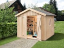 Weka Schwedenhaus - 32 mm (aufgedoppelt) Gartenhaus sägerau