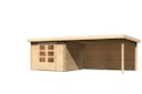 Vorschaubild Karibu Woodfeeling Gartenhaus Bastrup 5 naturbelassen - 28 mm