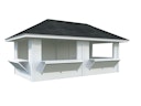 Vorschaubild Palmako Kiosk Bianca 16,6 m² Set 112 - 28  mm