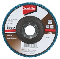 Makita Fächerschleifscheibe 125 mm Z120 D-63812