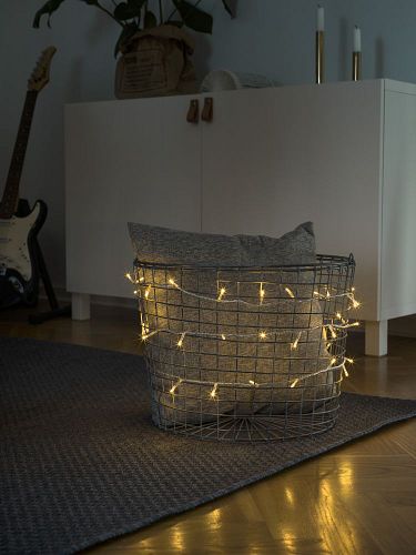 Konstsmide Weihnachtsbeleuchtung  Micro LED Lichterkette verschweißt GL643