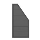 Vorschaubild TraumGarten DESIGN WPC anthrazit Anschluss 90 x 180 auf 90