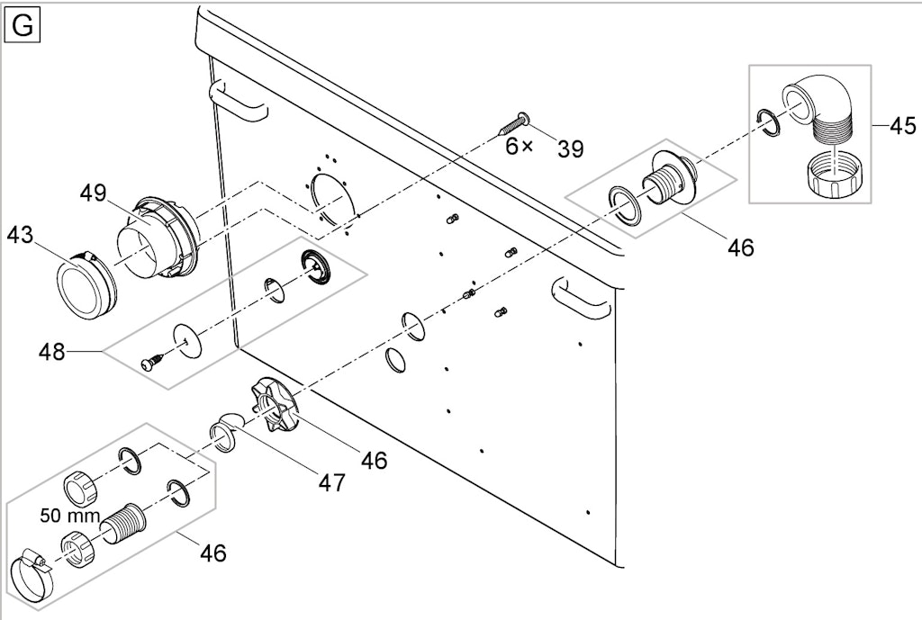 Explosionszeichnung Ersatzteile