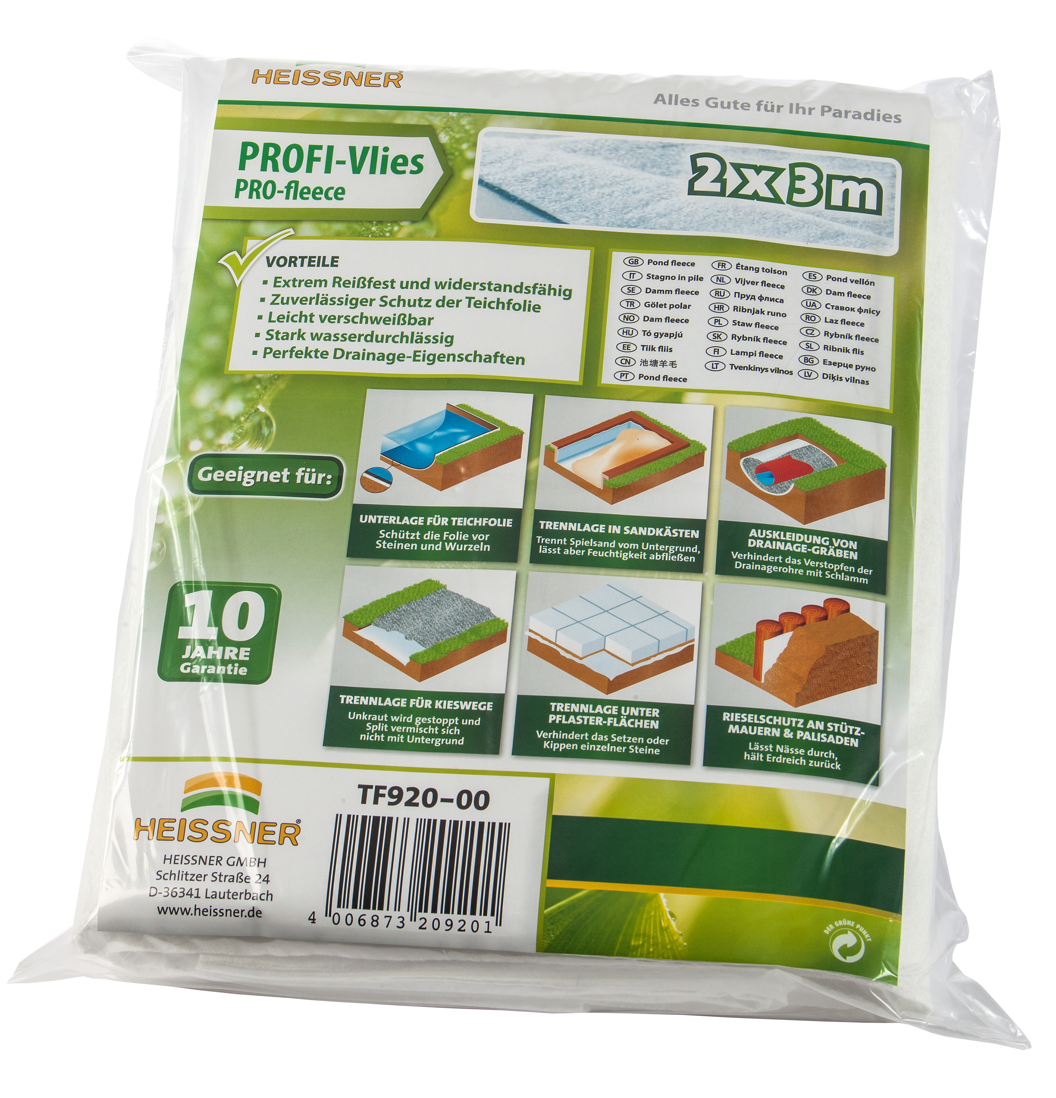 Vlies 3x4m (TF920-12)