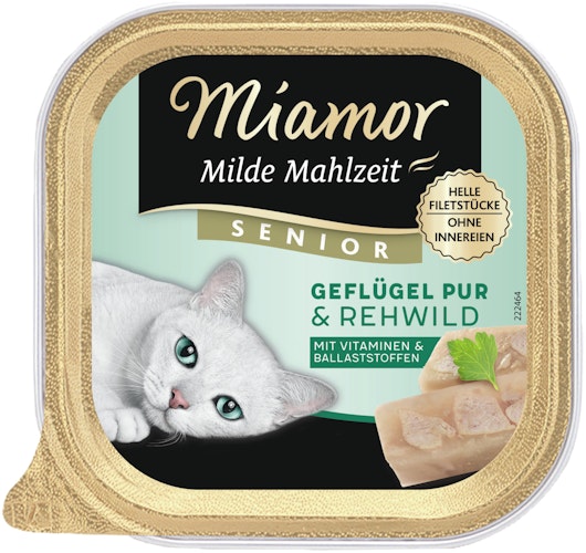 Miamor Milde Mahlzeit 100g Schale Katzennassfutter