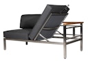 Vorschaubild Diamond Garden Lounge-Set GOMERA Sun & Rain, Edelstahl / Teak /Tuvatextil (100 % Polyacryl) Schwarz/Silber