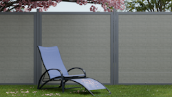 GroJa BasicLine NOVA Sichtschutz PVC Bausatz Sondermaß