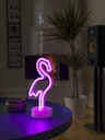 Vorschaubild Konstsmide Weihnachtsbeleuchtung  LED Schlauchsilhouette Flamingo 6h Time