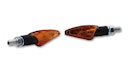 Vorschaubild HIGHSIDER smart Toledo Glühlampen Blinker Gehäuse Schwarz / Linse Orange (Paar), Vorn & Hinten