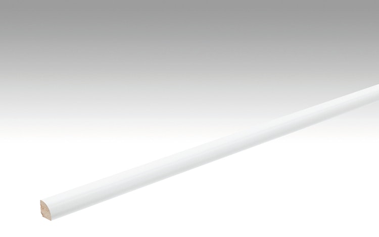MEISTER Fussleiste Profil 7  Weiß streichfähig DF 2222 - 2380 mm