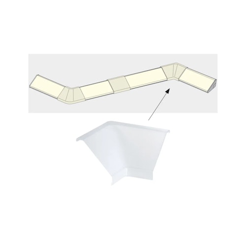 Paulmann LED Strip Profil Delta Corner 2er Pack in Satin