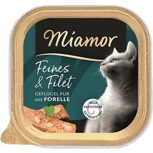 Miamor Feine Filets Adult 100g-Schale Katzennassfutter
