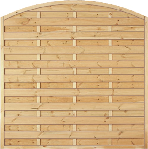 T&J MAXI BOGEN Lamellenzaun 180 x 180/160 cm