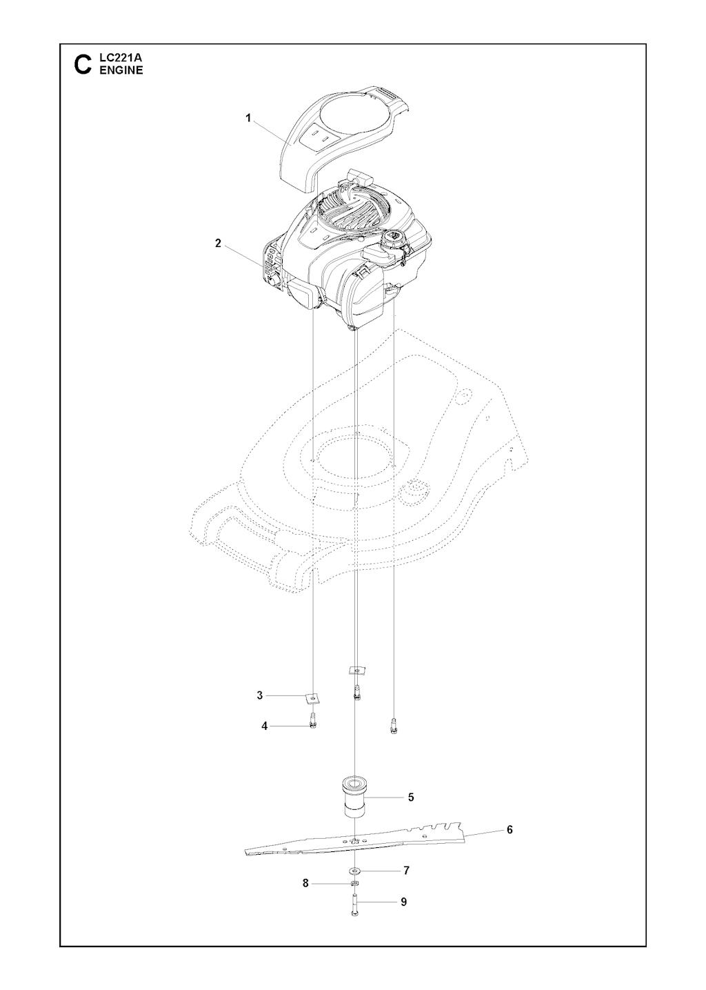 Explosionszeichnung Ersatzteile