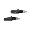 Vorschaubild HIGHSIDER smart Shorty-Fin LED Blinker Gehäuse Schwarz / Linse Rauchgrau (Paar), Vorn & Hinten