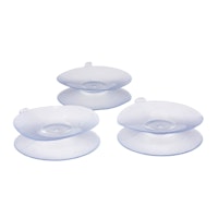 AQUA MEDIC rubber sucker twin Doppelsauger (3 Stück)