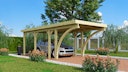 Vorschaubild Karibu Carport Einzelcarport Classic Einzel 2 - kesseldruckimprägniert