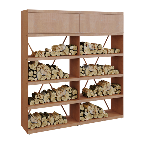 OFYR Holzregal Wood Storage Corten 200