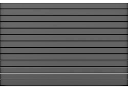 BM Zaunserie Typ 249 Rhombus Alu Grundelement 180 x 120 cm