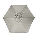 Vorschaubild doppler Mittelmastschirm EXPERT 280 Auto-Tilt, Aluminium Silber / 100 % Polyester 180 g/m²